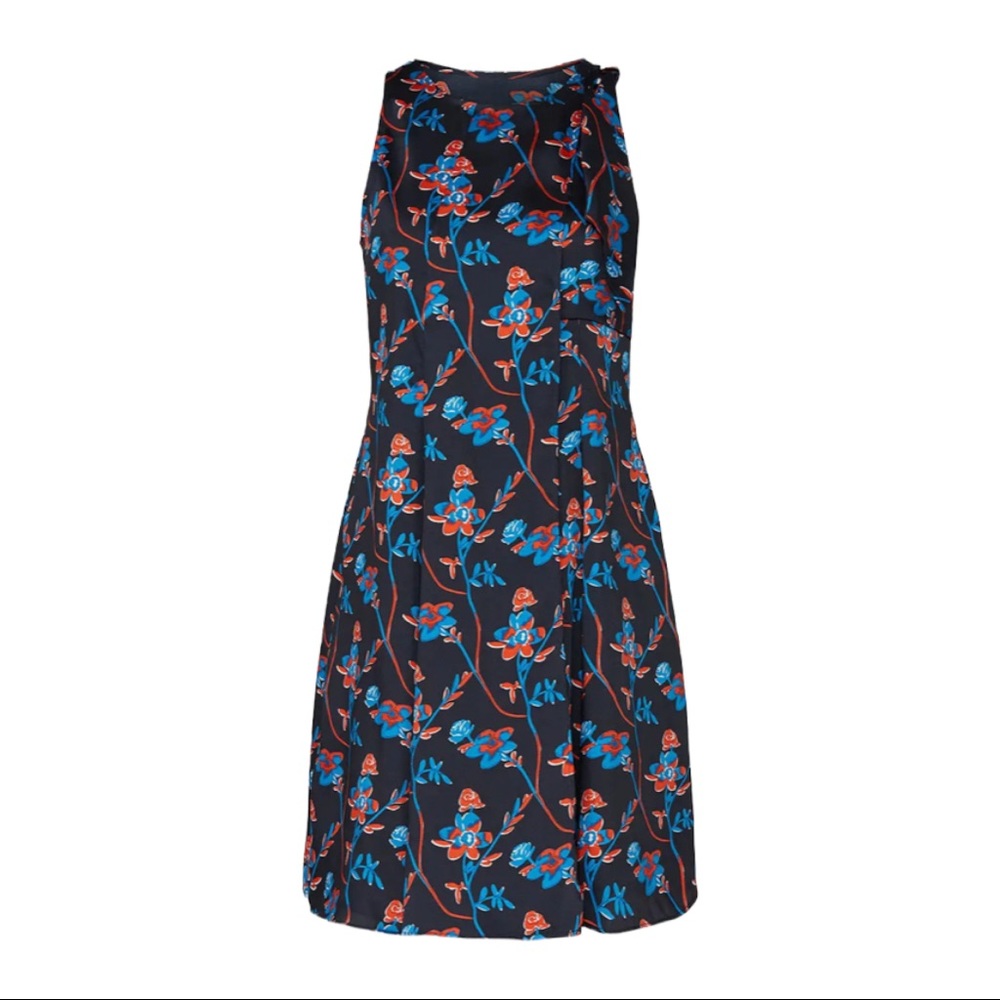 Thakoon Collection floral dress black daisy printed mini dress - Sz 4 - Picture 5 of 16